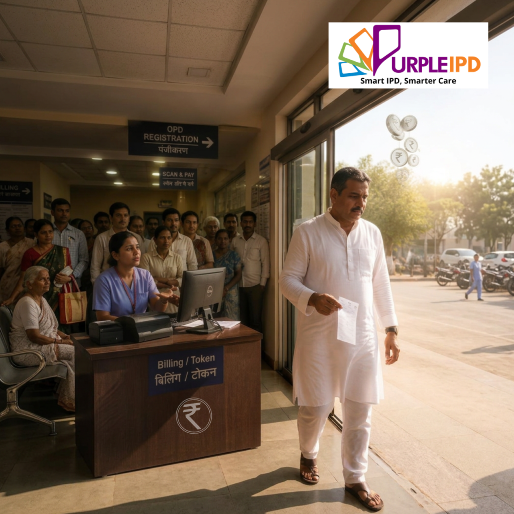 RGHS software for hospitals — PurpleEMR digital OPD prescription workflow for RGHS empanelled hospitals in Rajasthan
